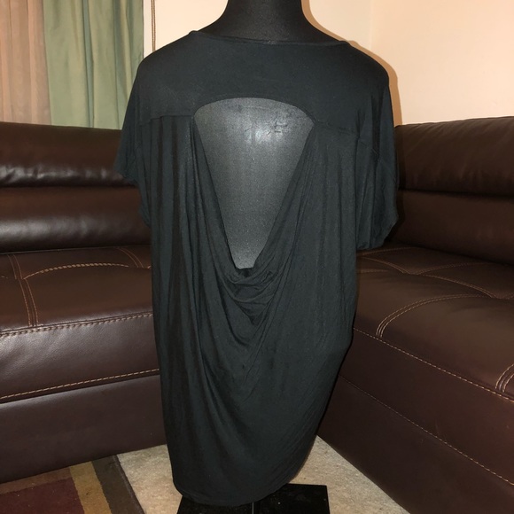 Black Torrid Peekaboo Blouse - Picture 4 of 4